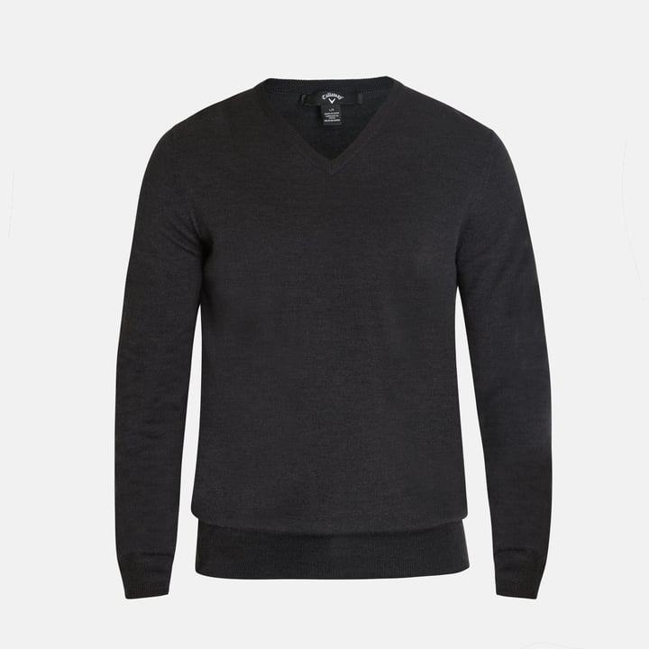 Ls V-Neck Merino Gray Callaway Ls V-Neck Merino Gray Callaway