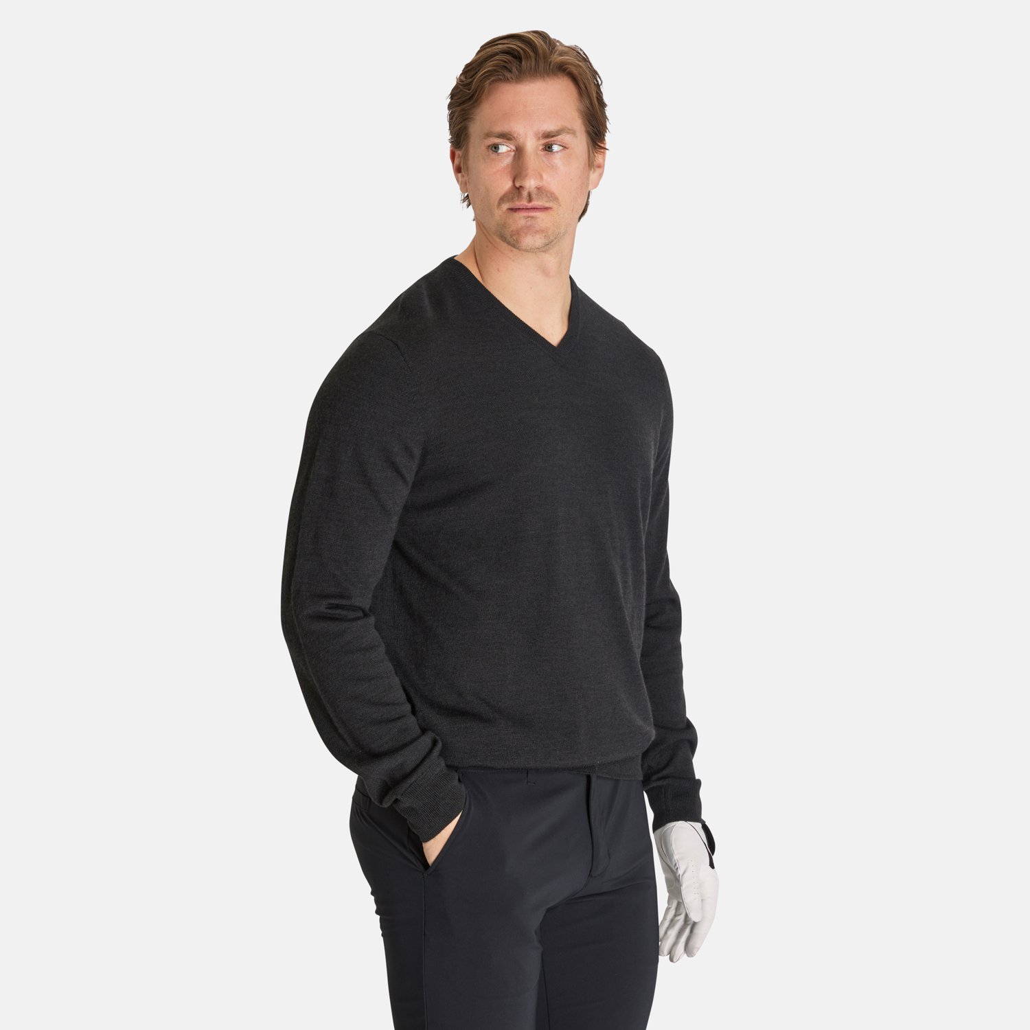 Ls V-Neck Merino Grå Callaway Ls V-Neck Merino Grå Callaway