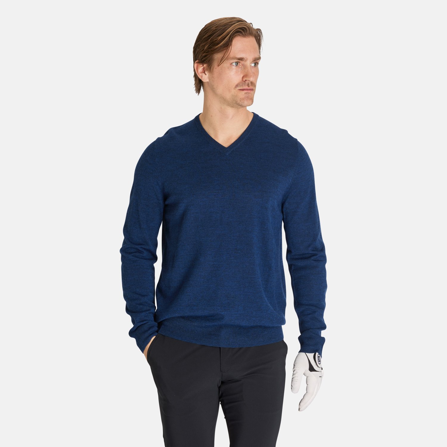 Ls V-Neck Merino Callaway