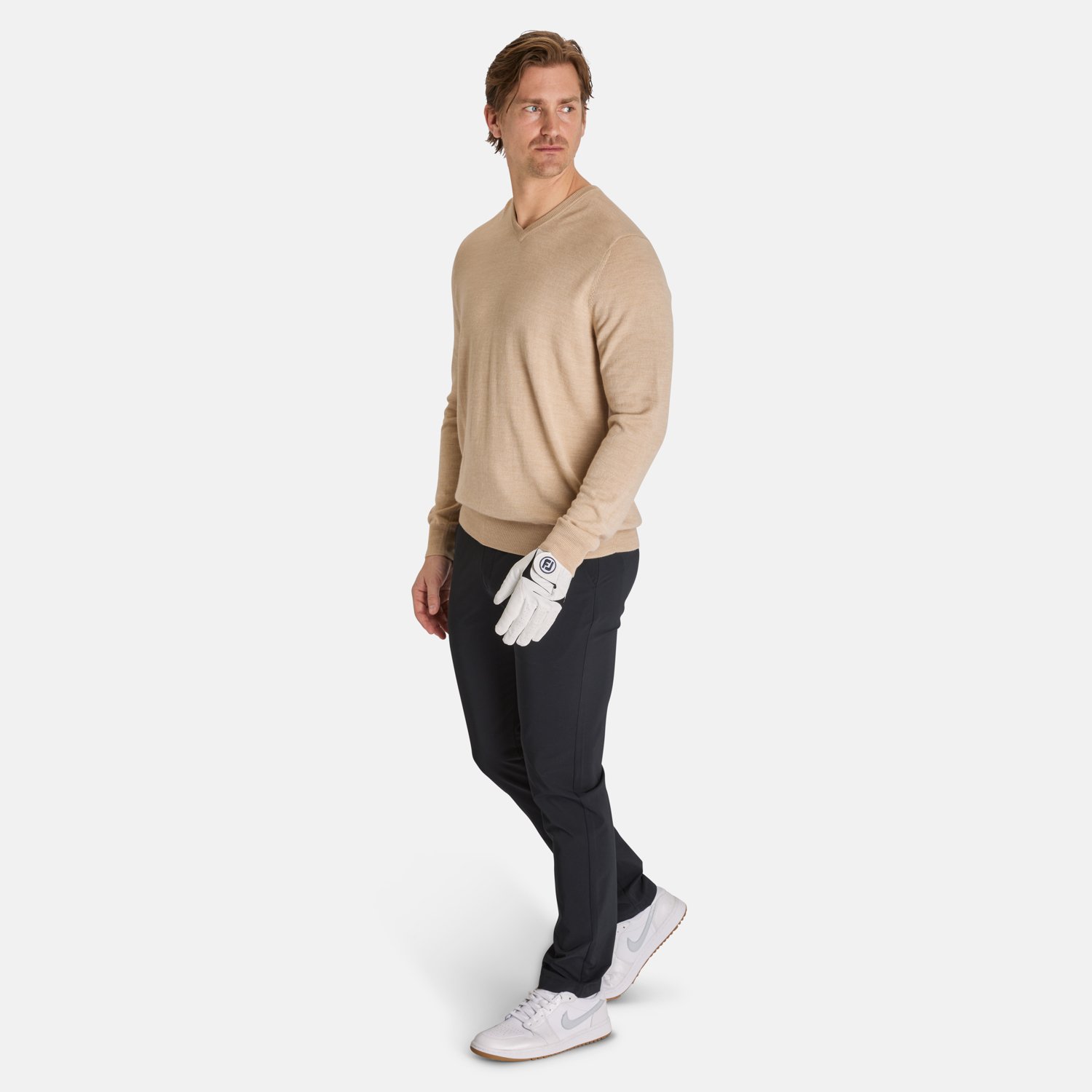 Ls V-Neck Merino Callaway