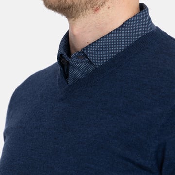 Ls V-Neck Merino Callaway