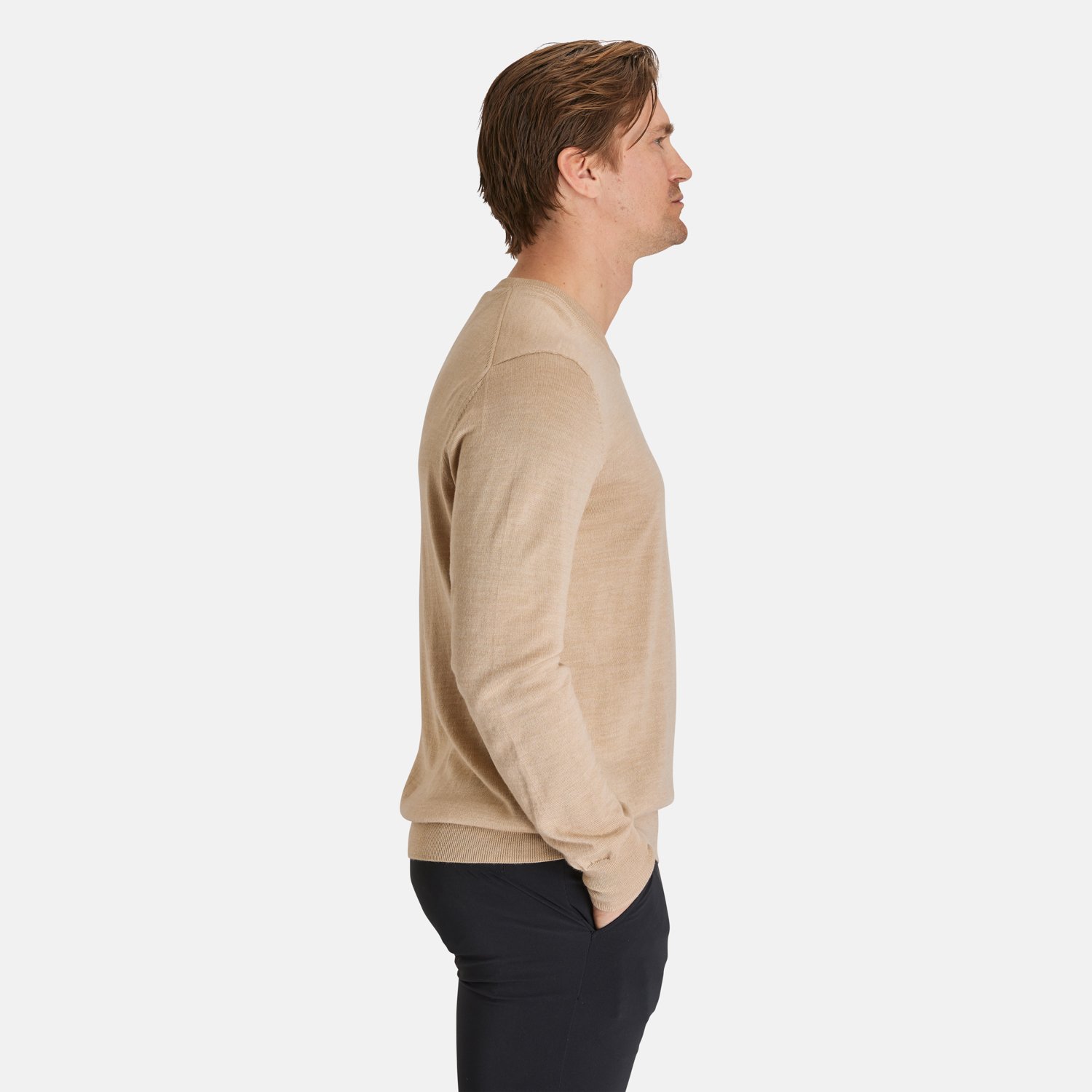 Ls V-Neck Merino Callaway