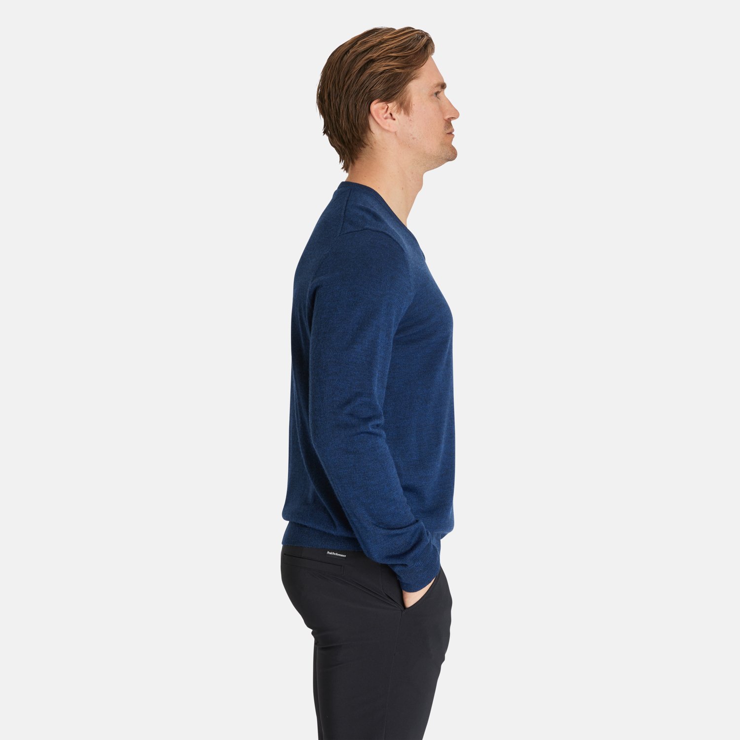 Ls V-Neck Merino Callaway