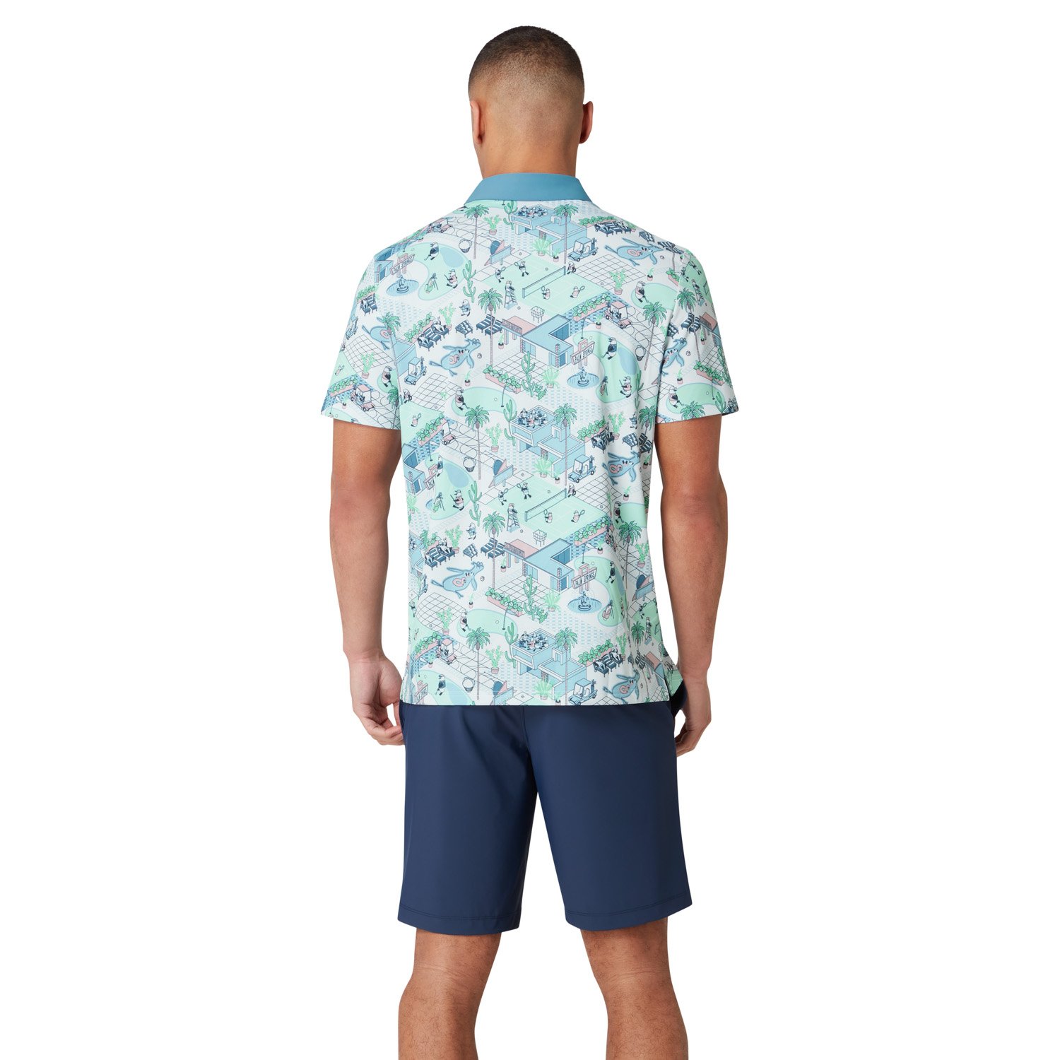 OP Ss All Over Palm Spr Original Penguin