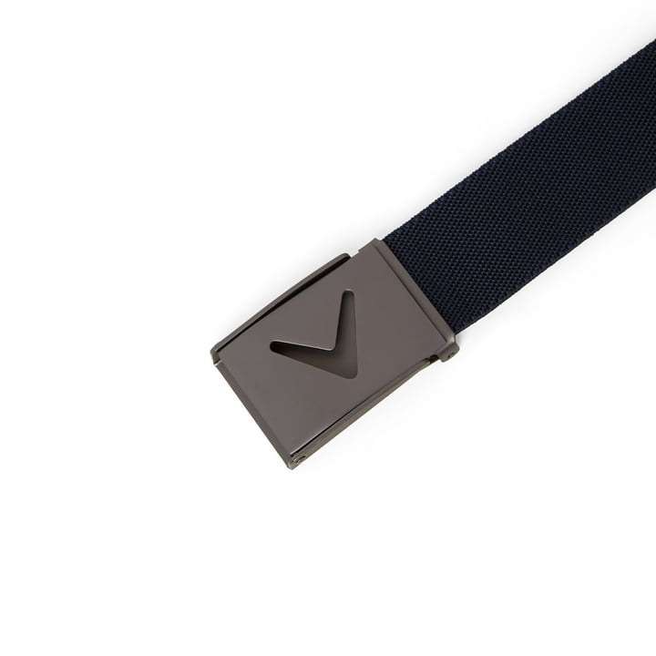 M V-Logo Web Belt Bleu Callaway