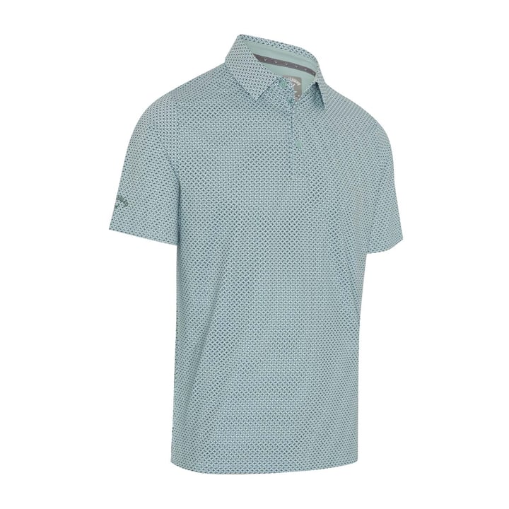 Textured Chev Printed Polo Callaway