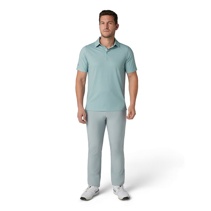 Textured Chev Printed Polo Callaway Textured Chev Printed Polo Callaway