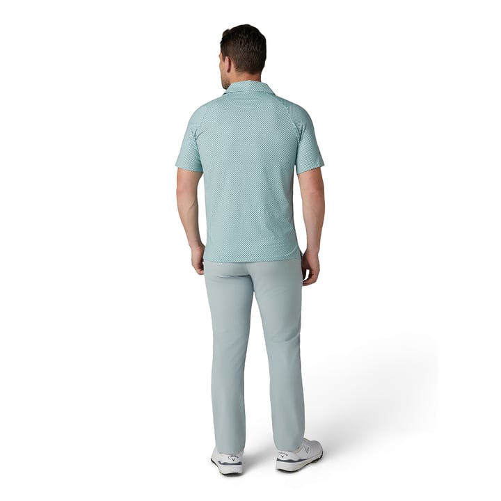 Textured Chev Printed Polo Callaway Textured Chev Printed Polo Callaway