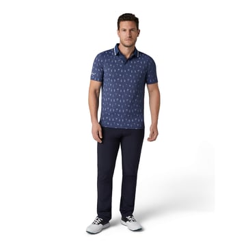 Geo Cocktail Print Polo Blå Callaway Geo Cocktail Print Polo Blå Callaway