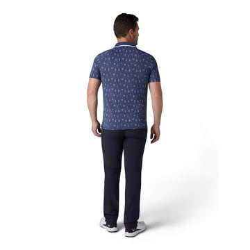 Geo Cocktail Print Polo Blå Callaway Geo Cocktail Print Polo Blå Callaway
