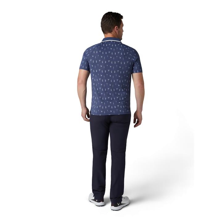Geo Cocktail Print Polo Blå Callaway Geo Cocktail Print Polo Blå Callaway