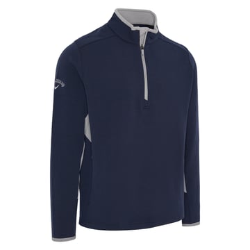 Blocked LS 1/4 Zip Pullover Blå Callaway