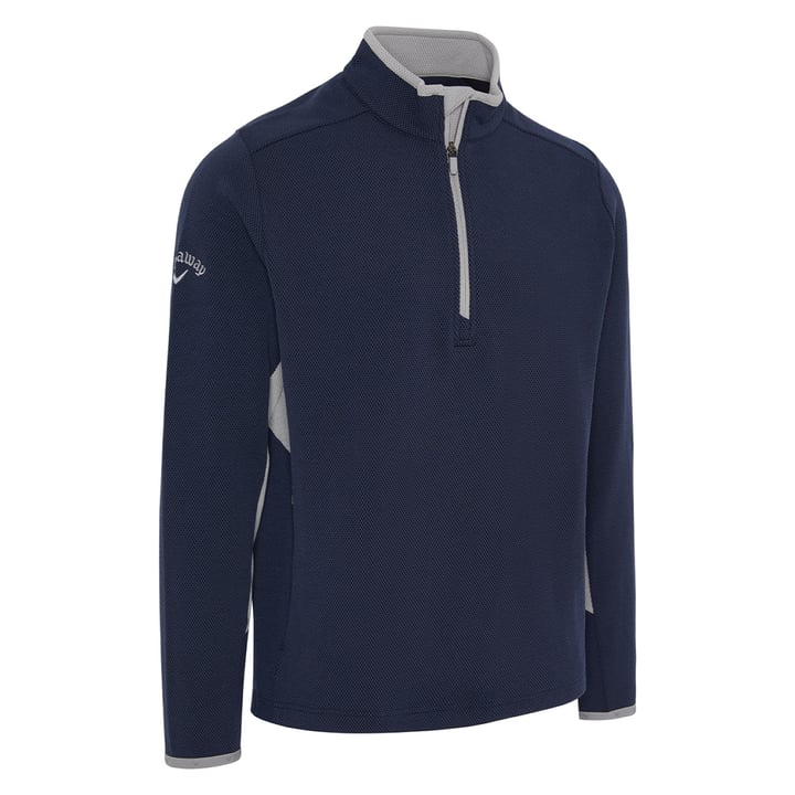 Blocked LS 1/4 Zip Pullover Blå Callaway Blocked LS 1/4 Zip Pullover Blå Callaway