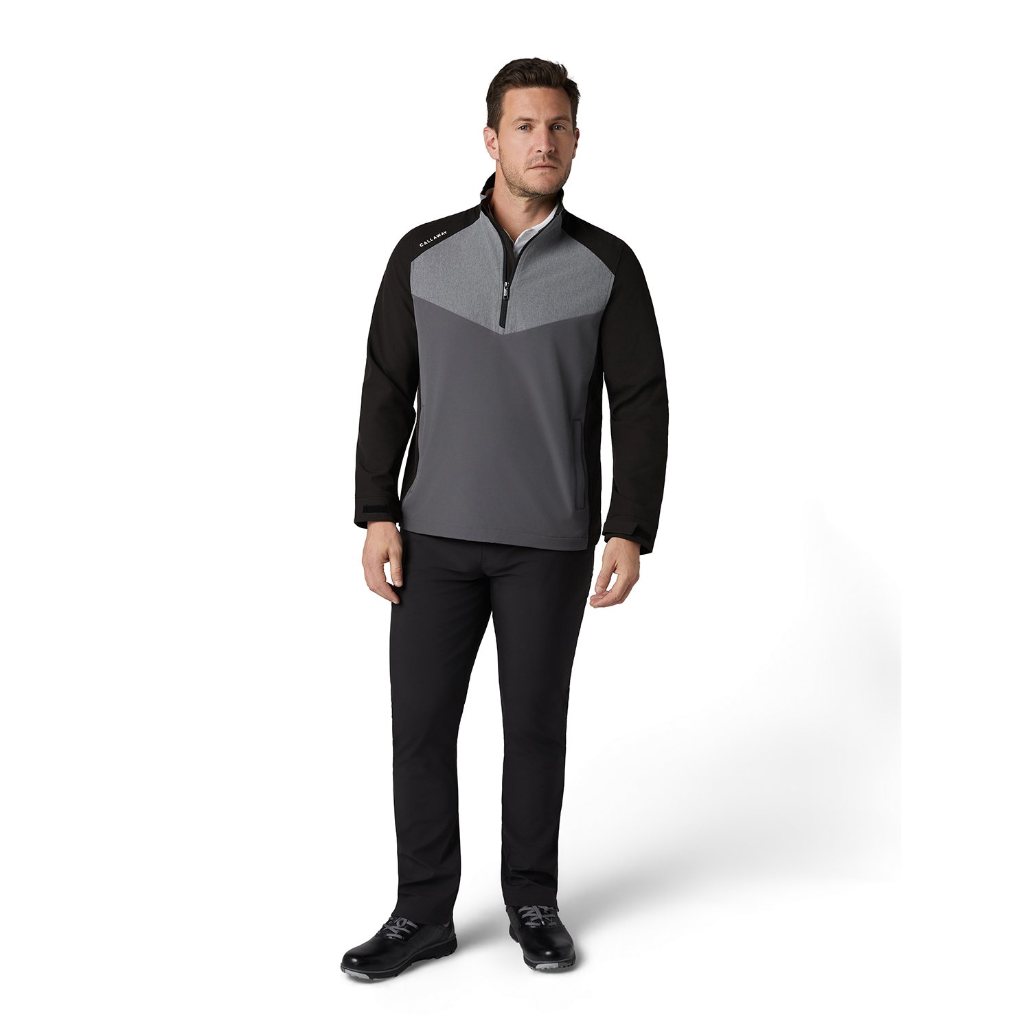 Emea Fz 1/2 Zip Wind Svart Callaway
