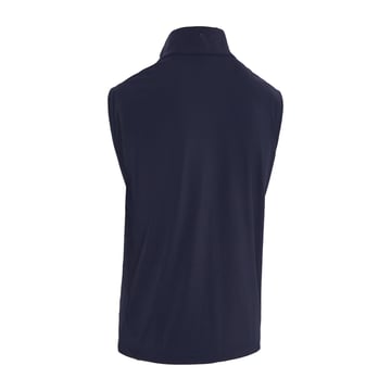Mixed Media Vest Blue Callaway