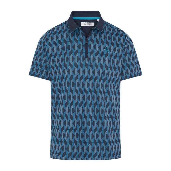 OP All Over Jacquard Colour Block Polo Original Penguin