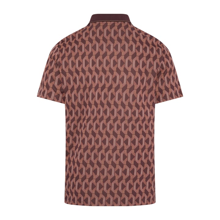 OP All Over Jacquard Colour Block Polo Original Penguin OP All Over Jacquard Colour Block Polo Original Penguin