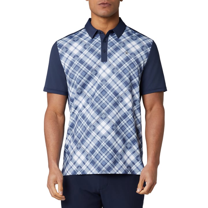 OP 50s Block Madras Plaid Polo Original Penguin