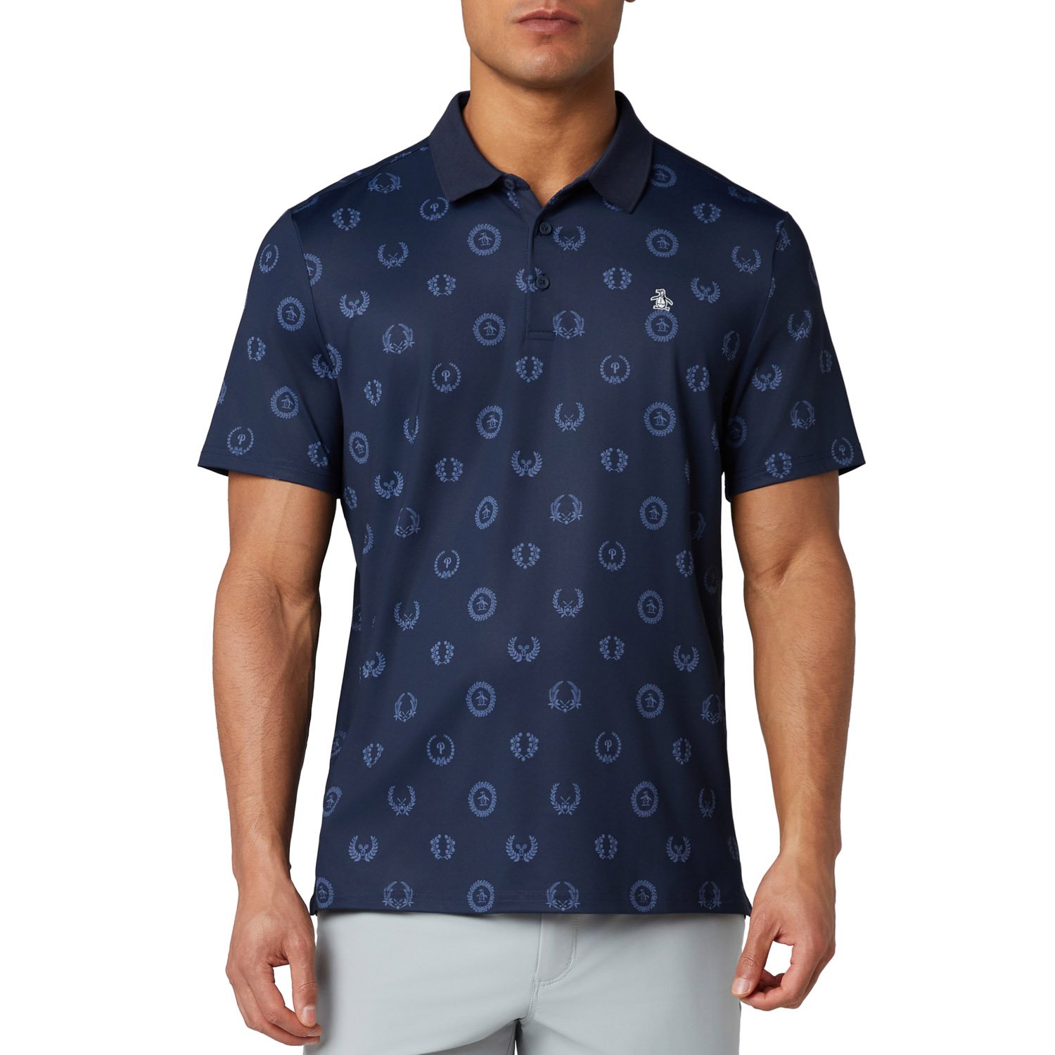 OP Victory Crest Jaquard Polo Original Penguin OP Victory Crest Jaquard Polo Original Penguin