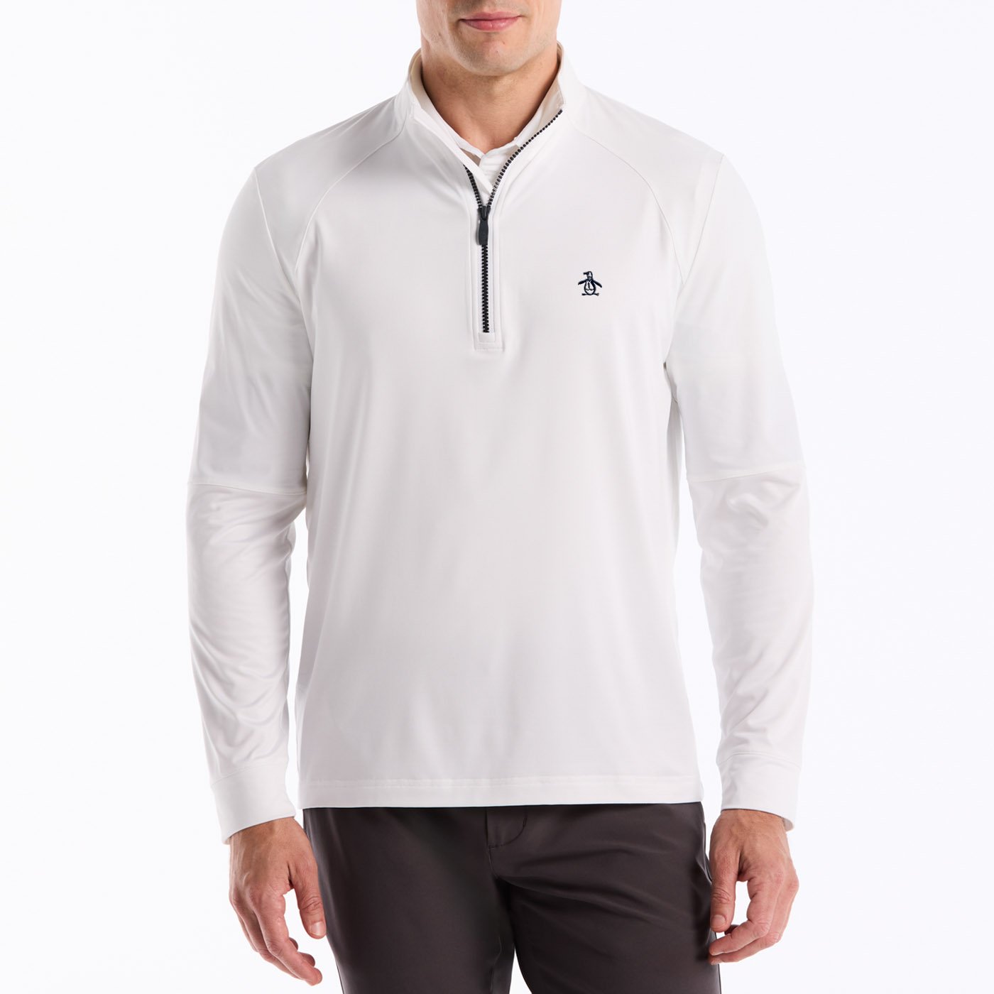 OP Mixed Media 1/4 Zip Pullover Original Penguin