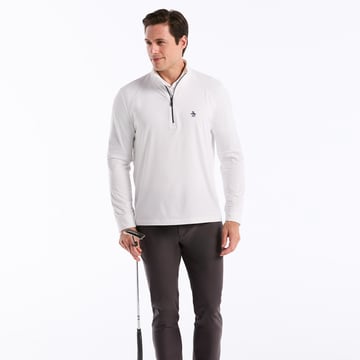 OP Mixed Media 1/4 Zip Pullover Original Penguin