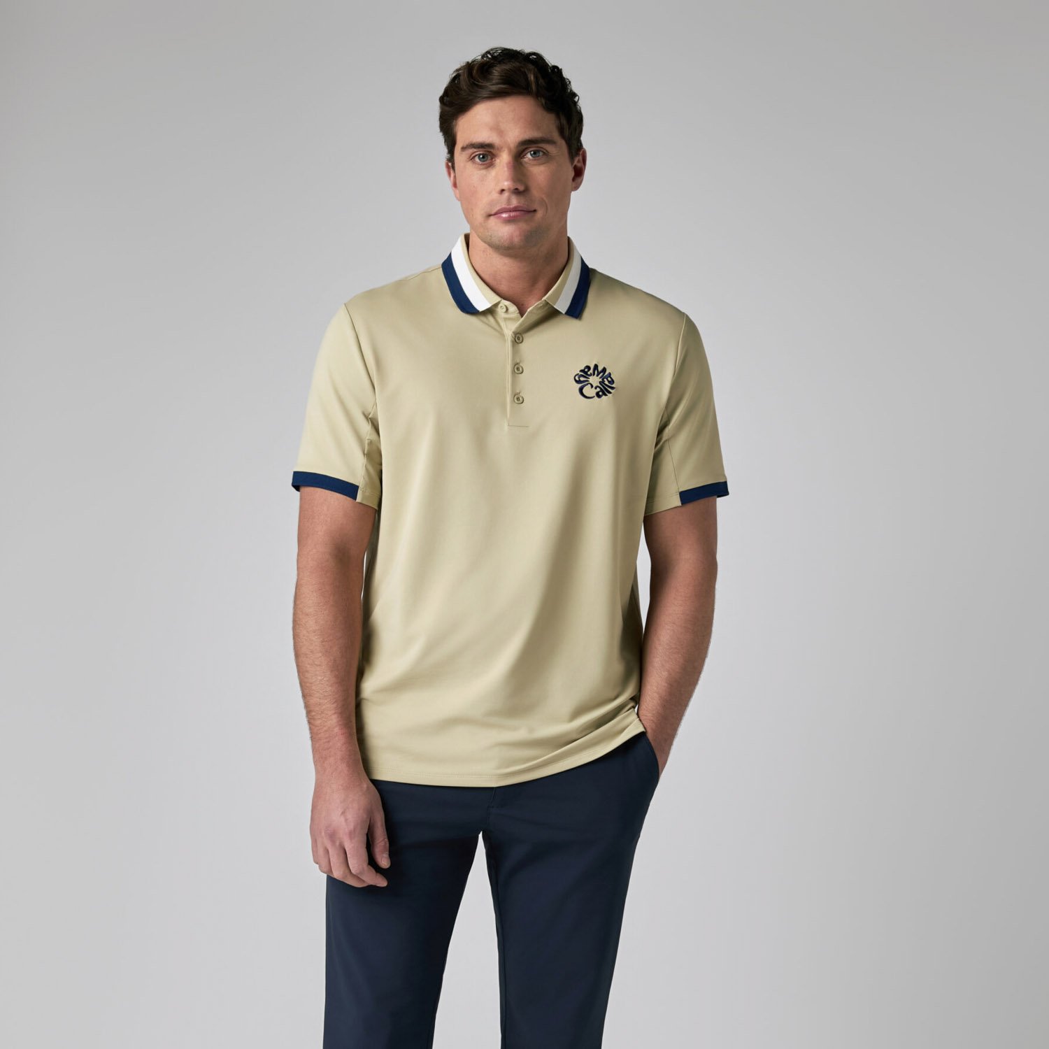 Legacy Ss Striped Rib Collar Callaway