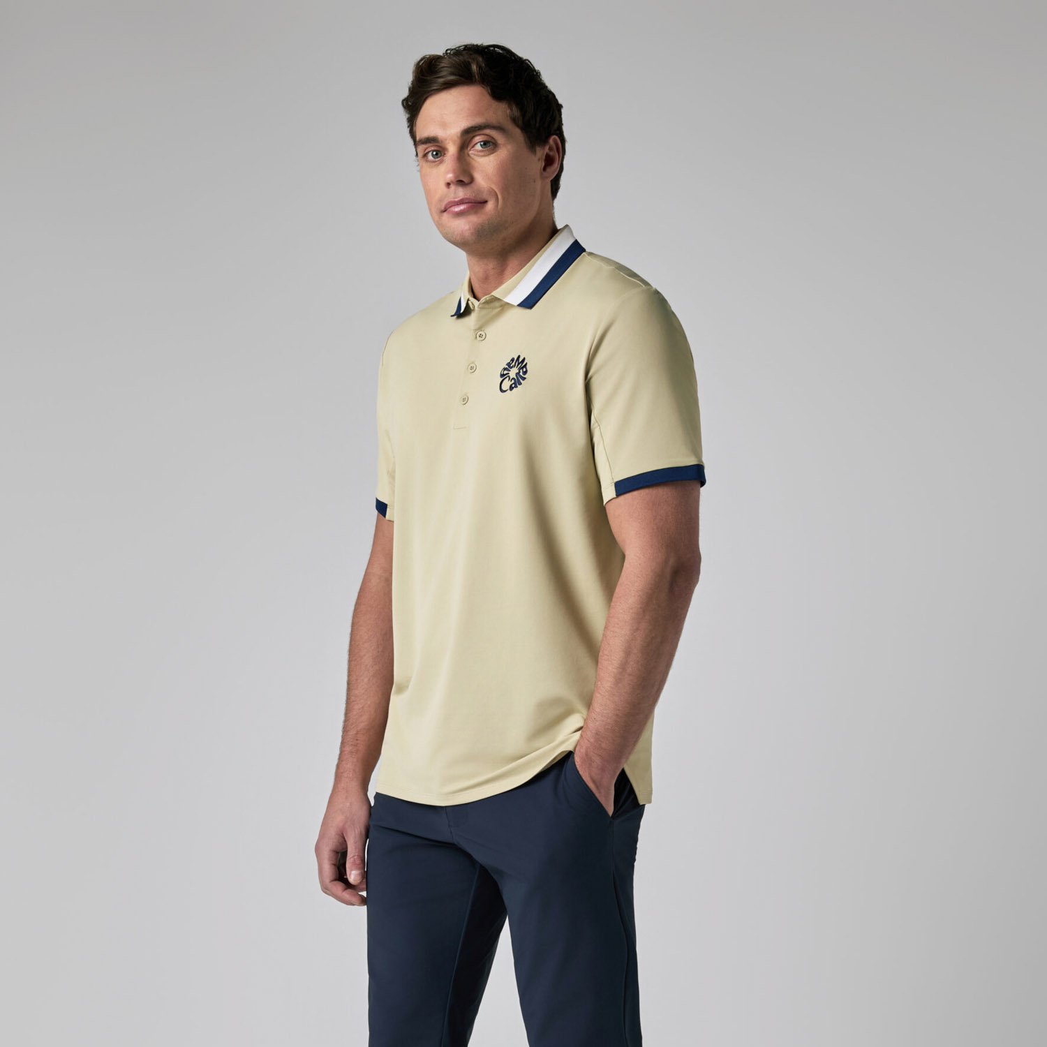 Legacy Ss Striped Rib Collar Callaway
