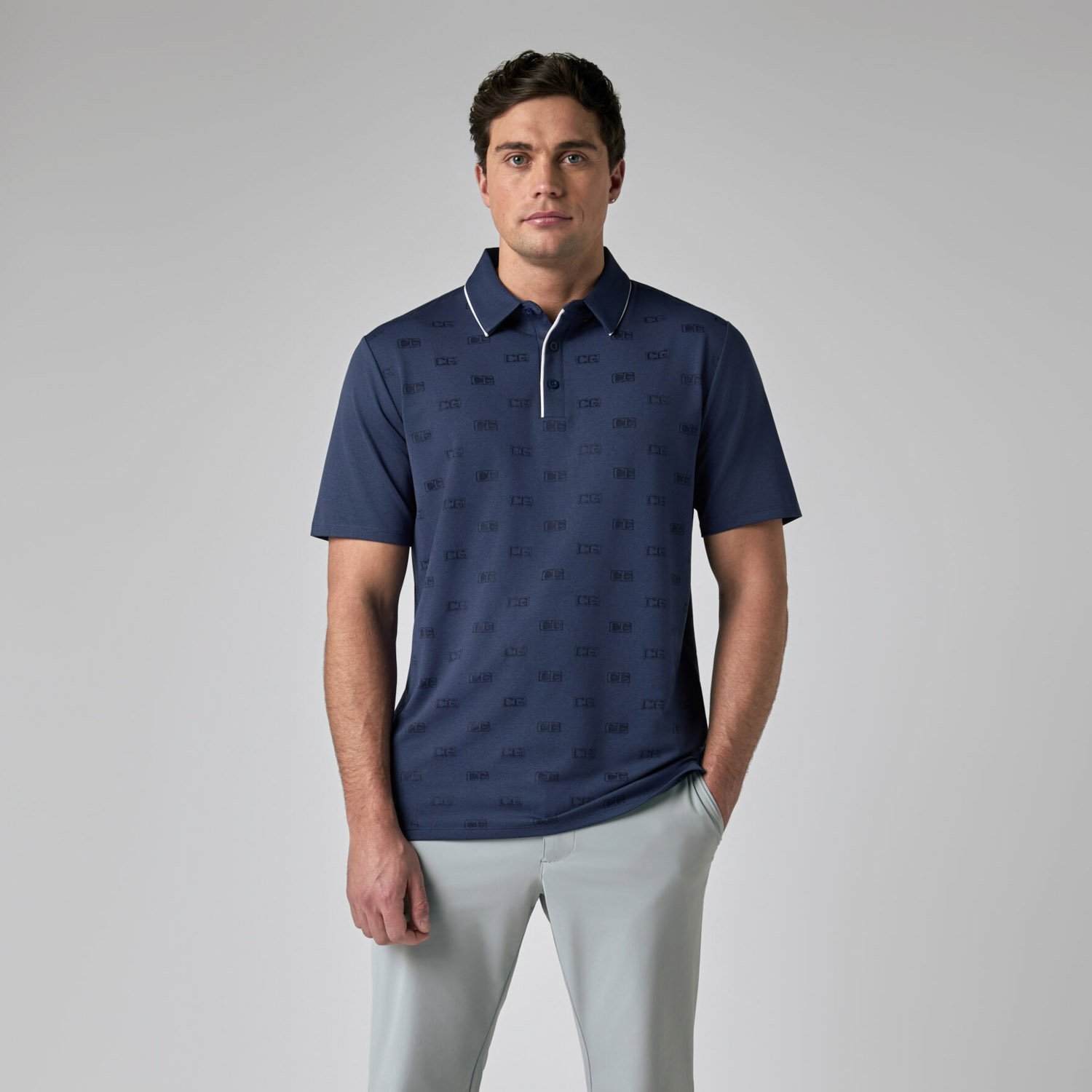 Legacy Ss Logo Jacquard Polo Callaway