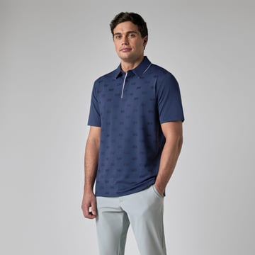 Legacy Ss Logo Jacquard Polo Callaway