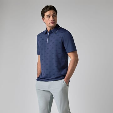 Legacy Ss Logo Jacquard Polo Callaway