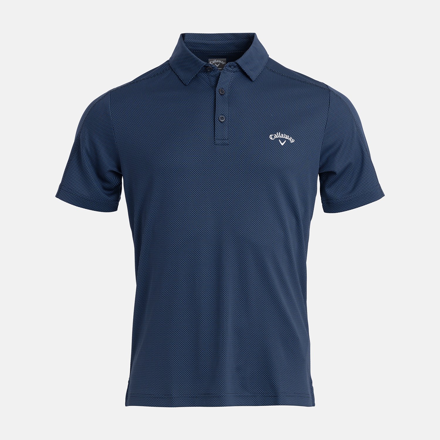 Ss 2 Color Jacquard Polo Blue Callaway