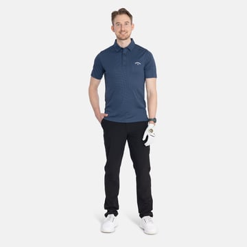 Ss 2 Color Jacquard Polo Blue Callaway