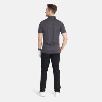 Ss 2 Color Jacquard Polo Black Callaway