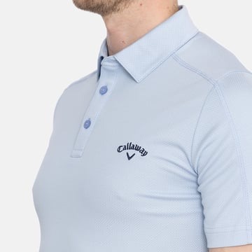 Ss 2 Color Jacquard Polo Callaway