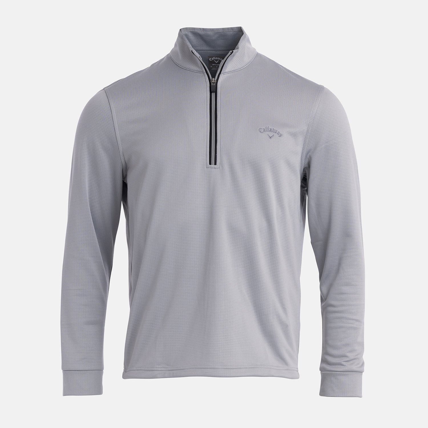 LS Thermal Waffle Pull Over 1/4 Zip Gray
