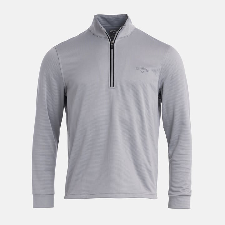 LS Thermal Waffle Pull Over 1/4 Zip Gray Callaway