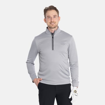 LS Thermal Waffle Pull Over 1/4 Zip Gray Callaway