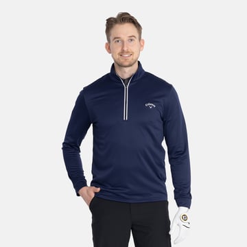LS Thermal Waffle Pull Over 1/4 Zip Blue Callaway