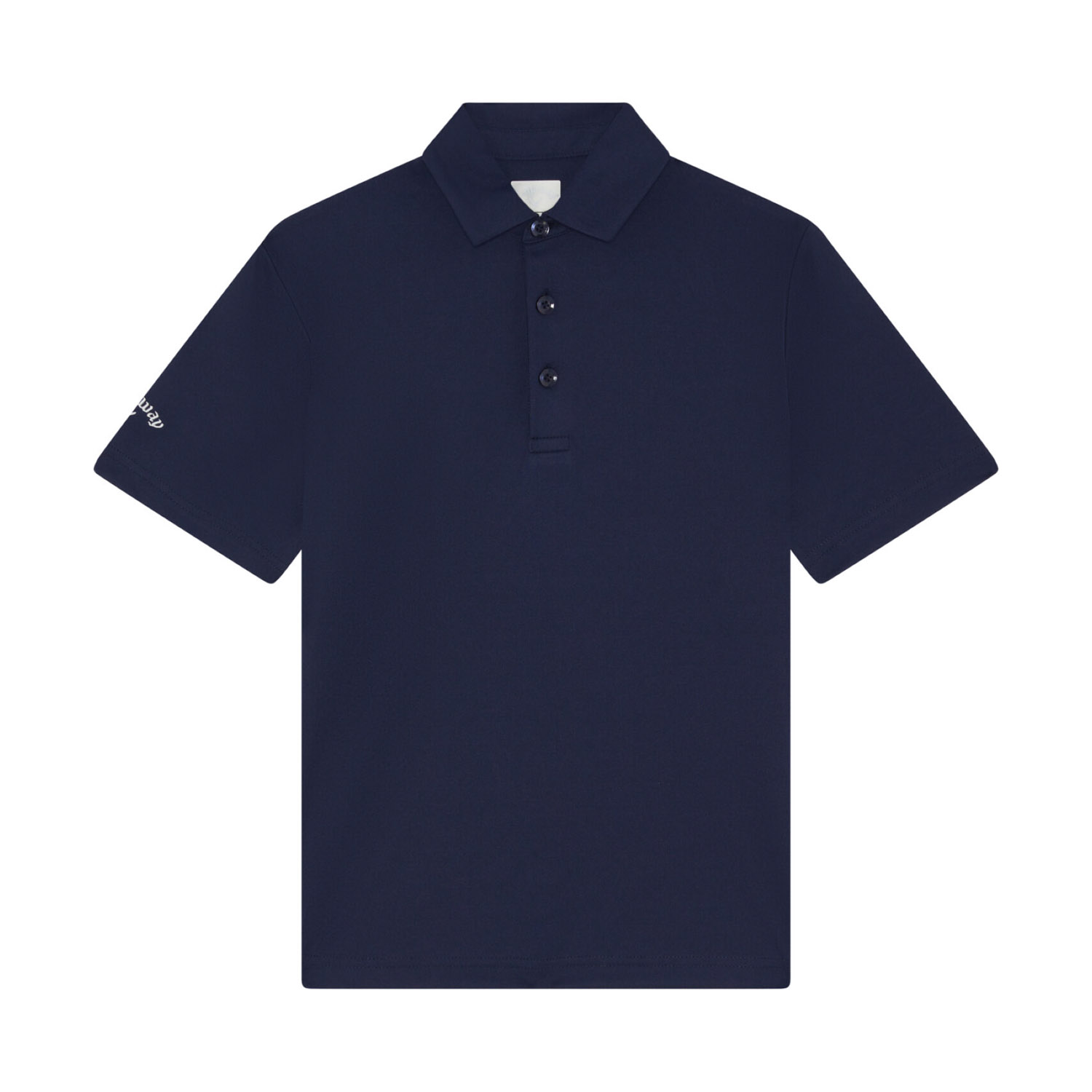 Youth Unisex Solid Polo Blau