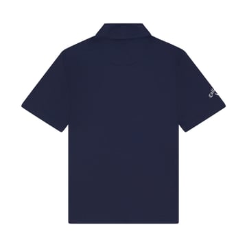 Youth Unisex Solid Polo Blå Callaway