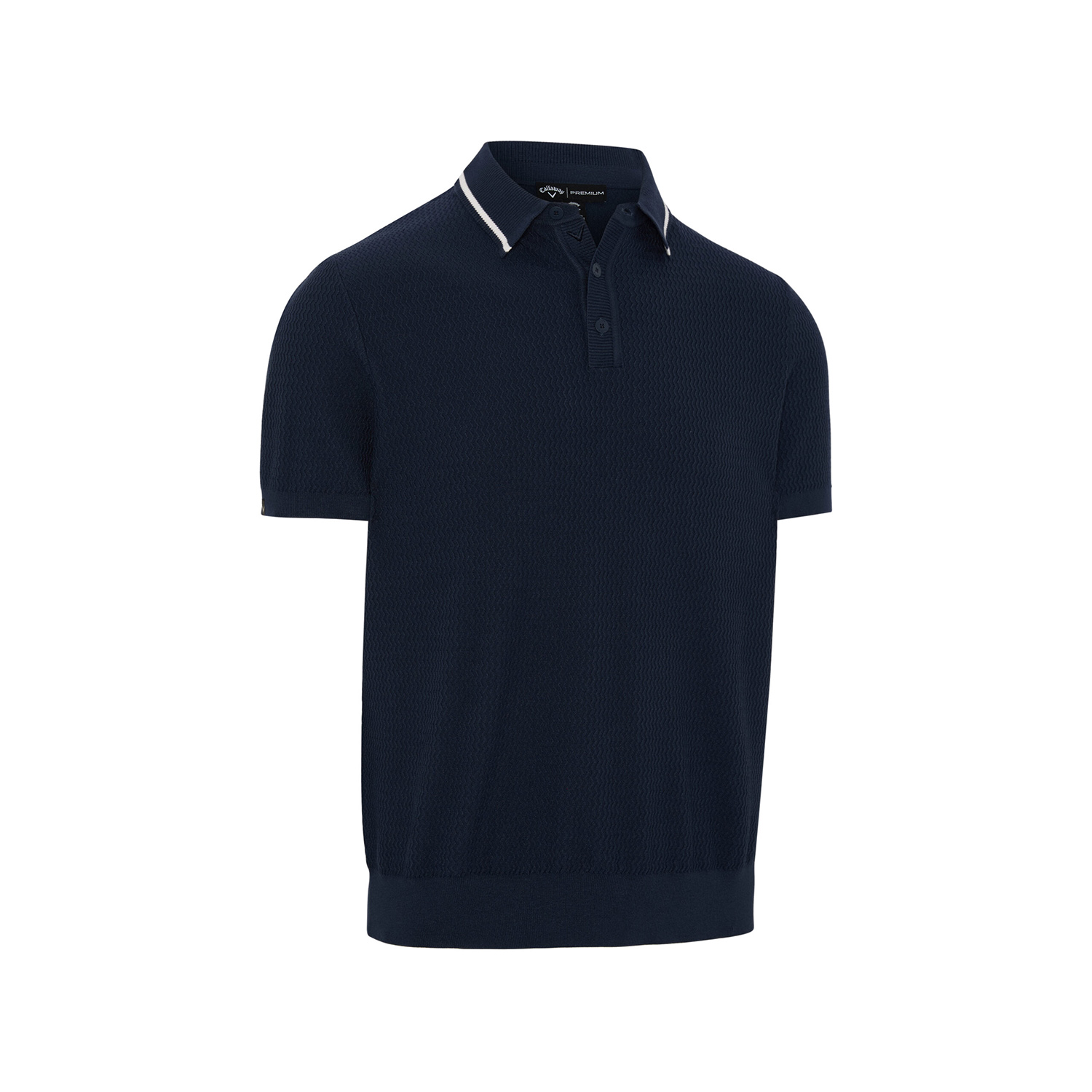 Callaway Textured Sweater Polo Shirt