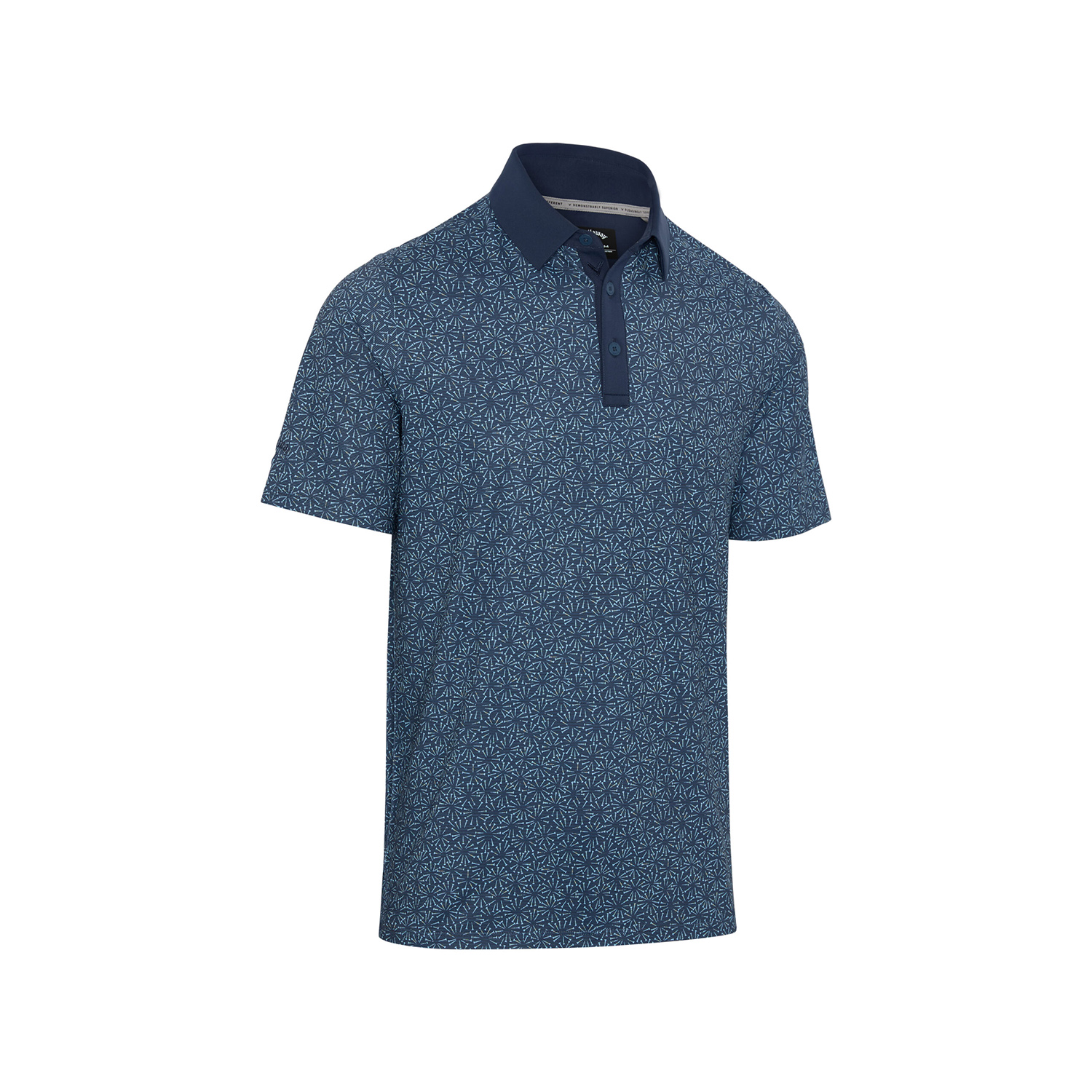 Confetti Tees Print Polo Blau