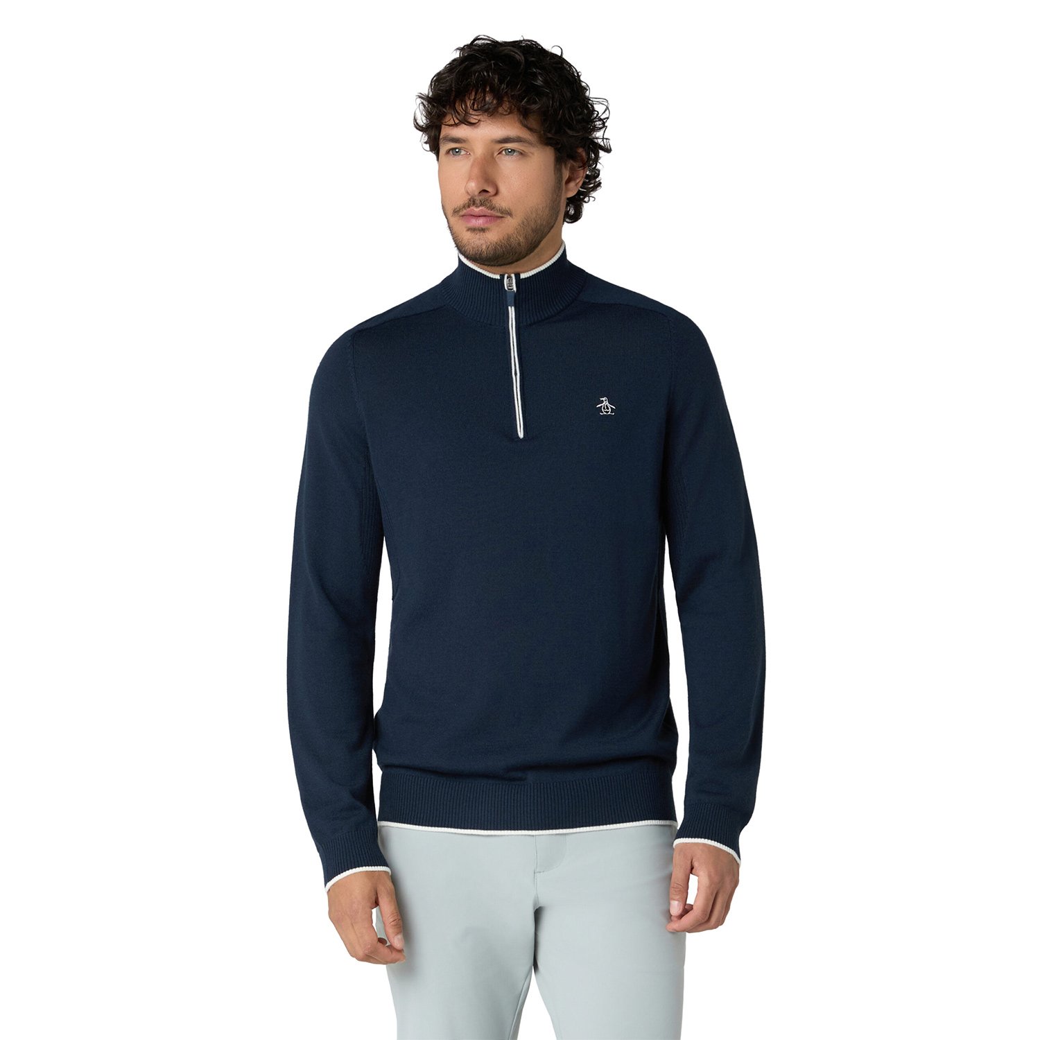OP Heritage Mock Sweater Original Penguin OP Heritage Mock Sweater Original Penguin