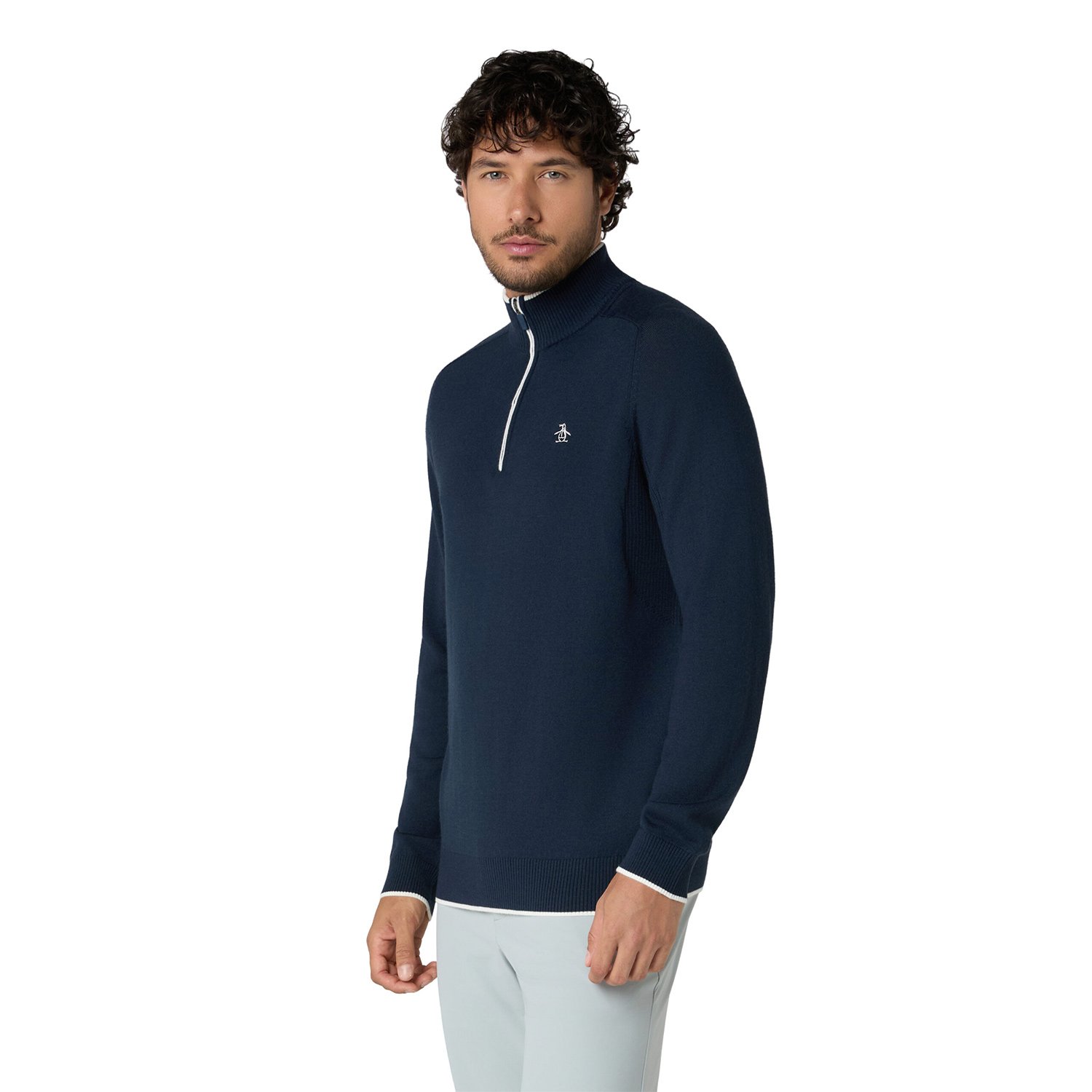 OP Heritage Mock Sweater Original Penguin OP Heritage Mock Sweater Original Penguin