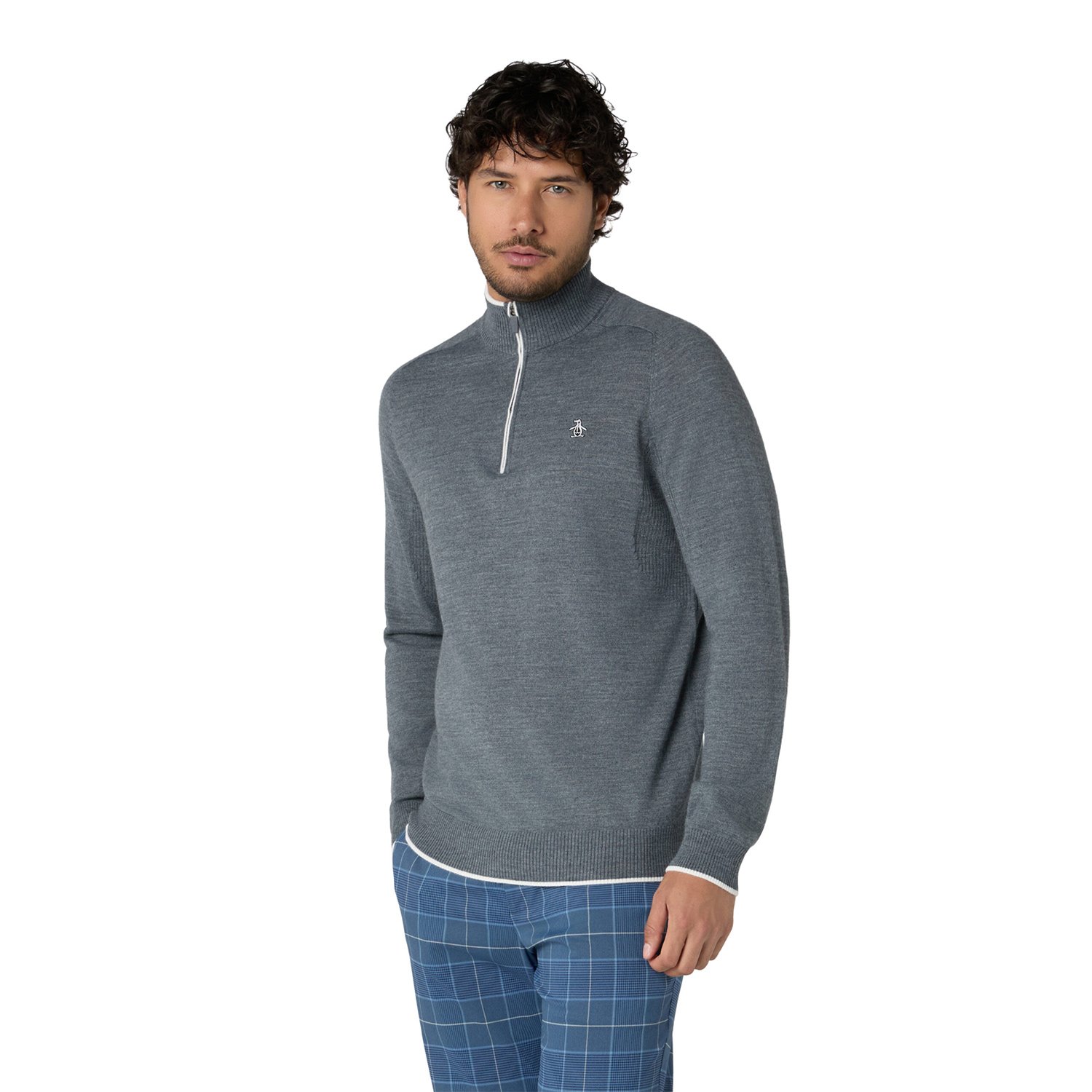 OP Heritage Mock Sweater Original Penguin OP Heritage Mock Sweater Original Penguin