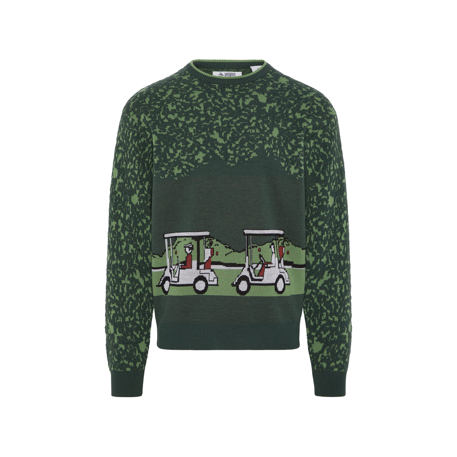 Original Penguin OP LS Jacquard Sweater Trolley