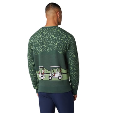 OP Ls Golf Cart Jacquard Sweater Original Penguin
