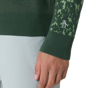 OP Ls Golf Cart Jacquard Sweater Original Penguin
