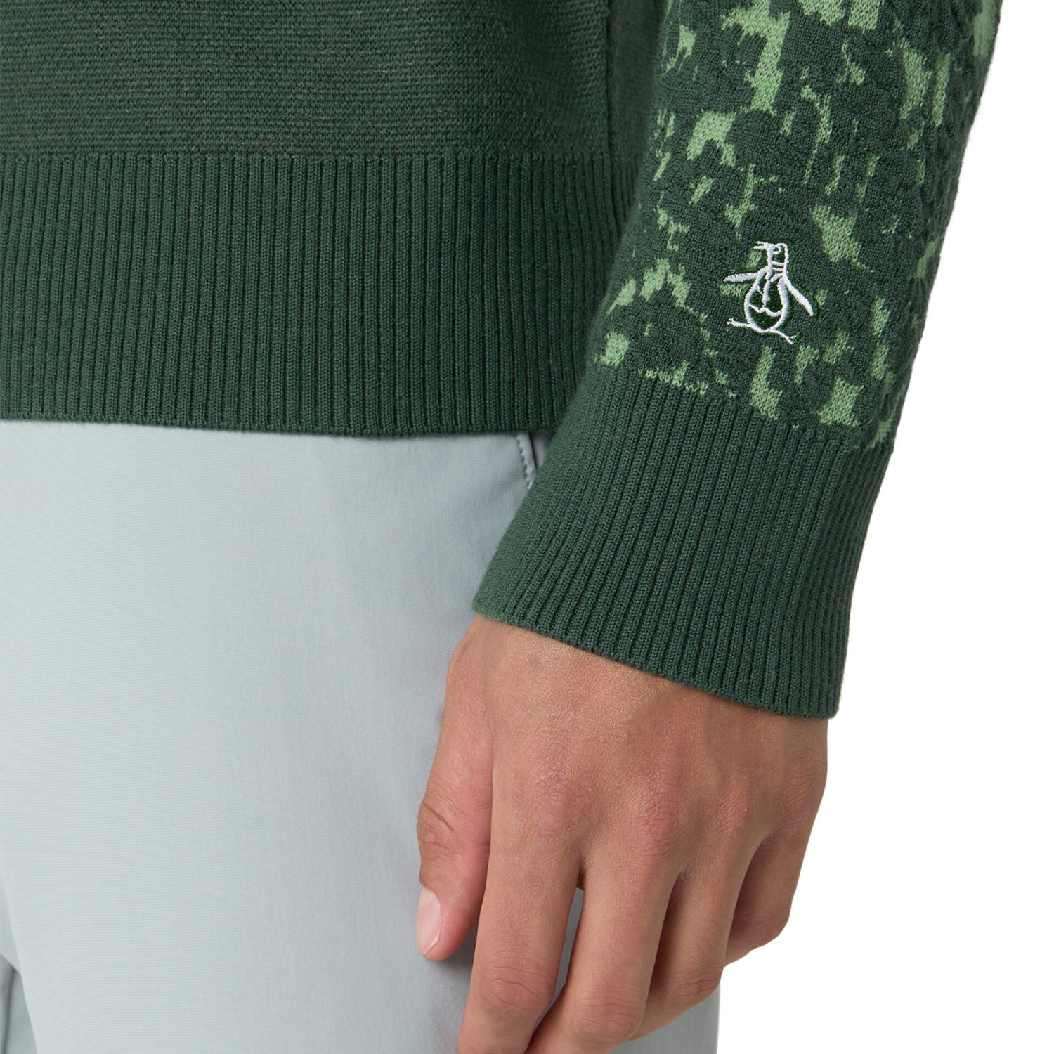 OP Ls Golf Cart Jacquard Sweater Original Penguin OP Ls Golf Cart Jacquard Sweater Original Penguin