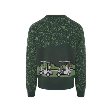 OP Ls Golf Cart Jacquard Sweater Original Penguin